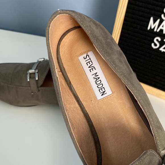 STEVE MADDEN Faux Suede Loafers - Picture 4 of 6